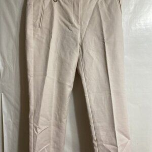 Adrianna Papell‎ Solid Capri Pink/Cream Women's Pants Size 8 NWT MRSP $78